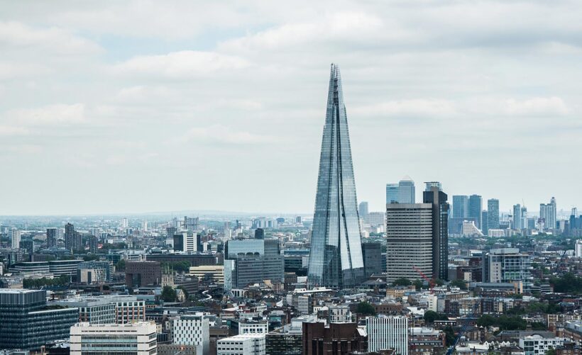 Uitzicht over skyline Londen (via Unsplash)