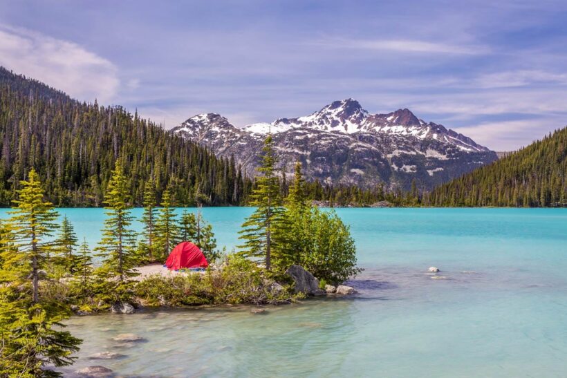 Upper Joffre Lake in British Columbia, Canada