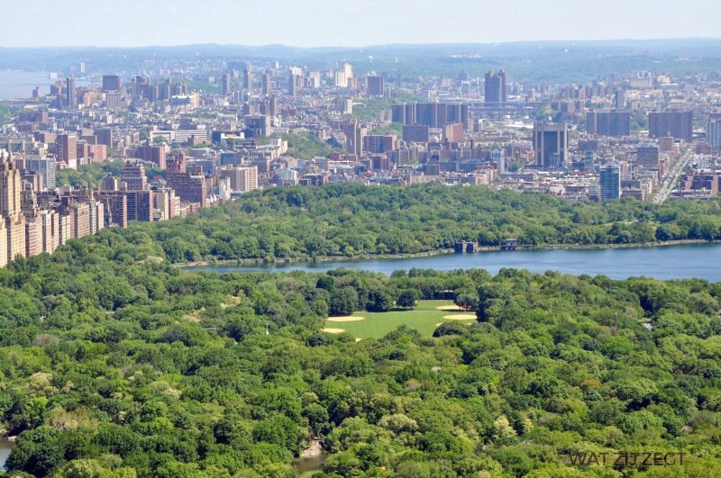 Central Park skyline New York vanaf Top of the Rock